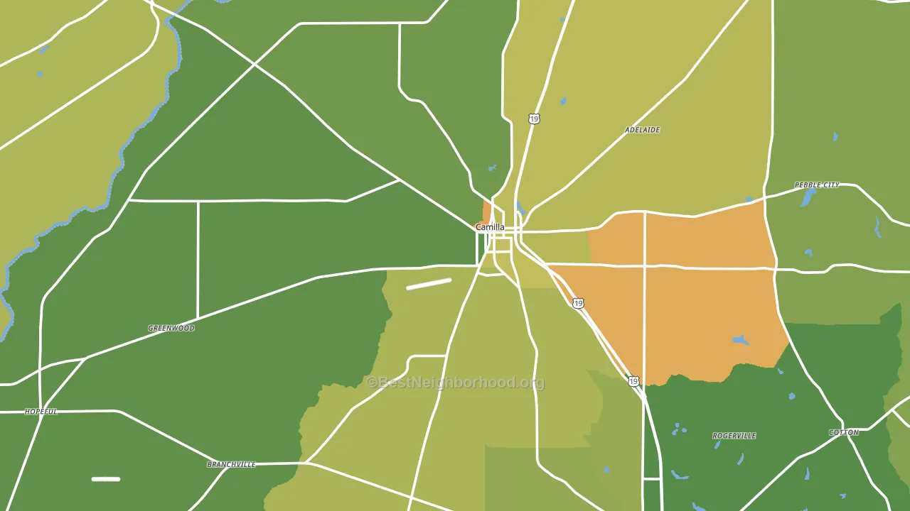 31730, GA block-group voter-turnout map