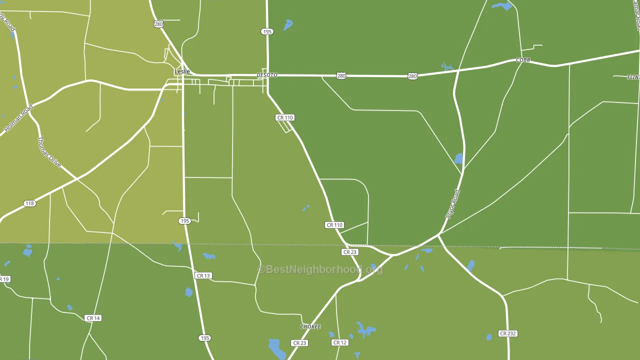 31743, GA block-group voter-turnout map