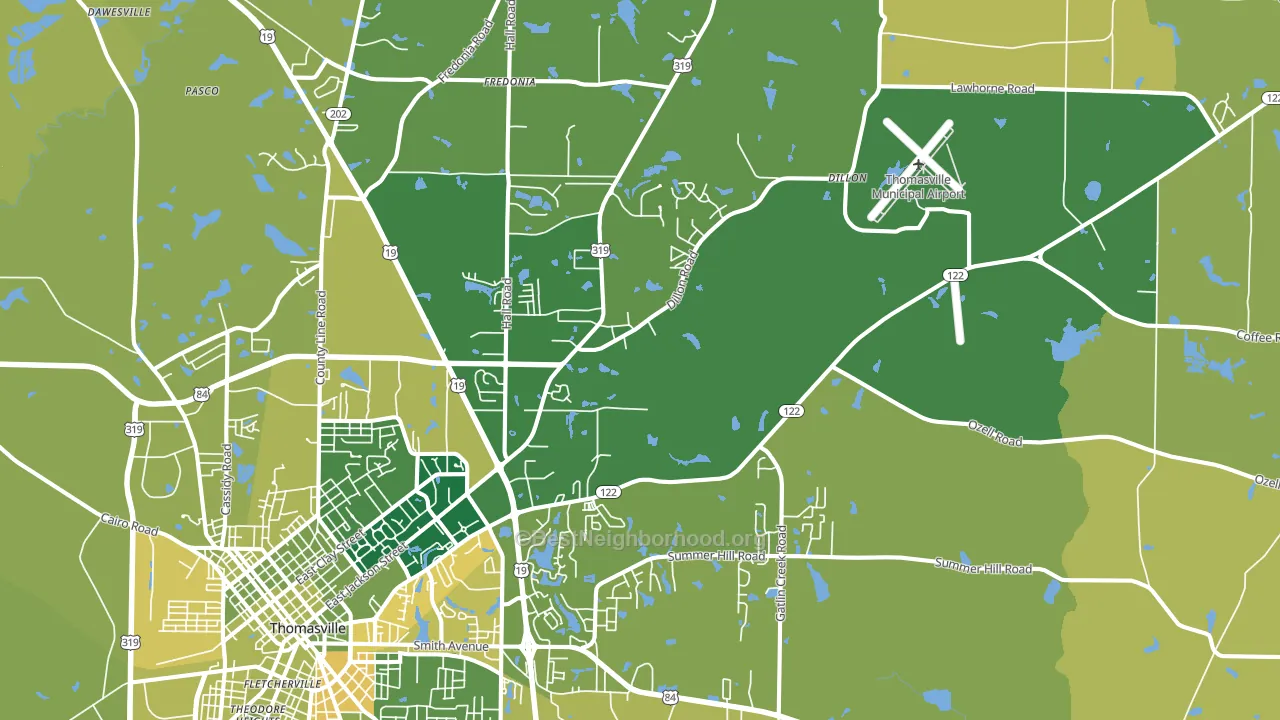 31757, GA block-group voter-turnout map