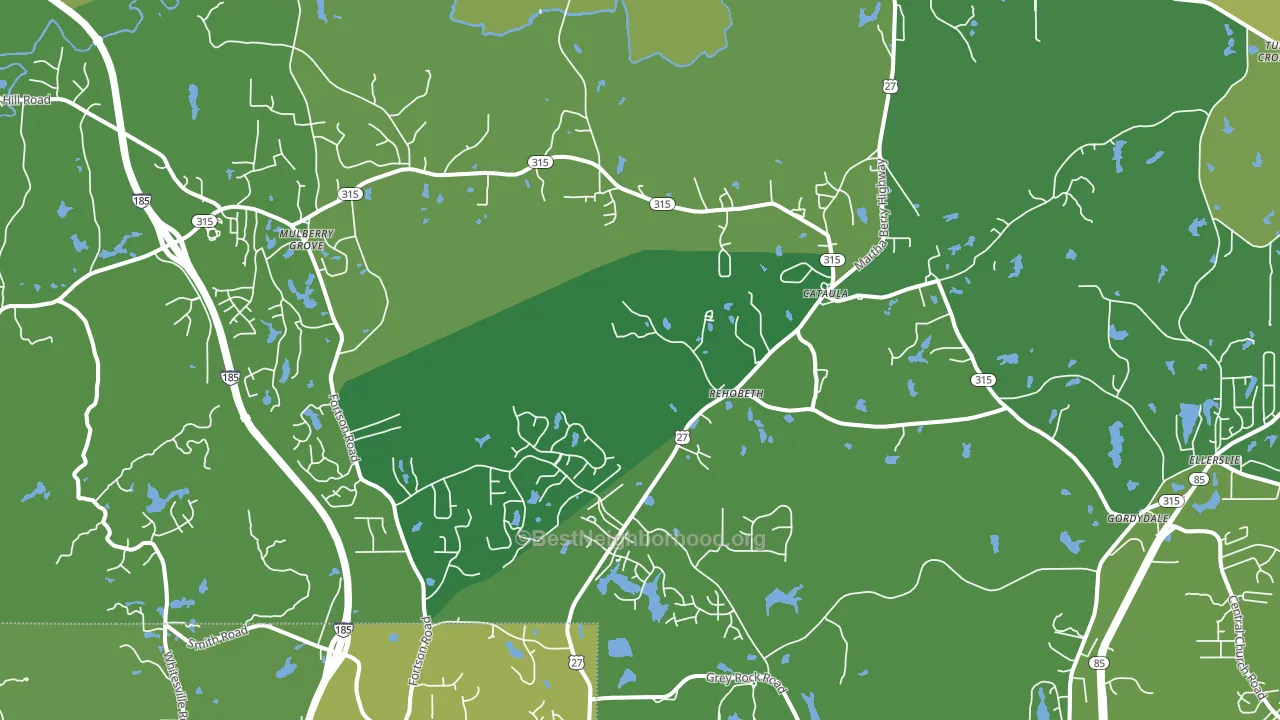 31804, GA block-group voter-turnout map