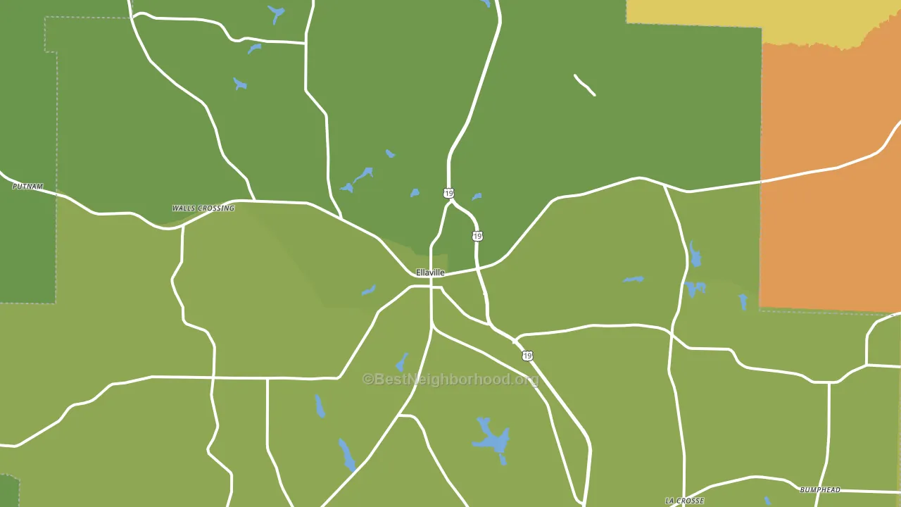 31806, GA block-group voter-turnout map