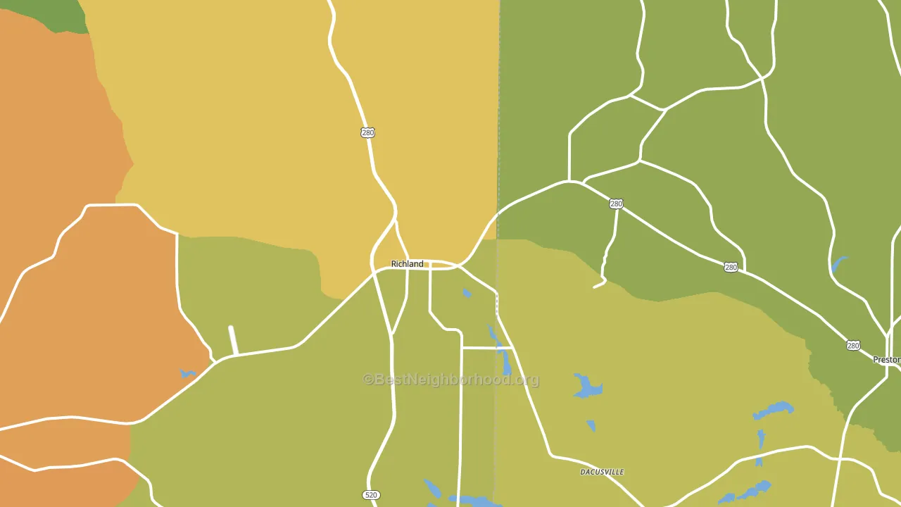 31825, GA block-group voter-turnout map