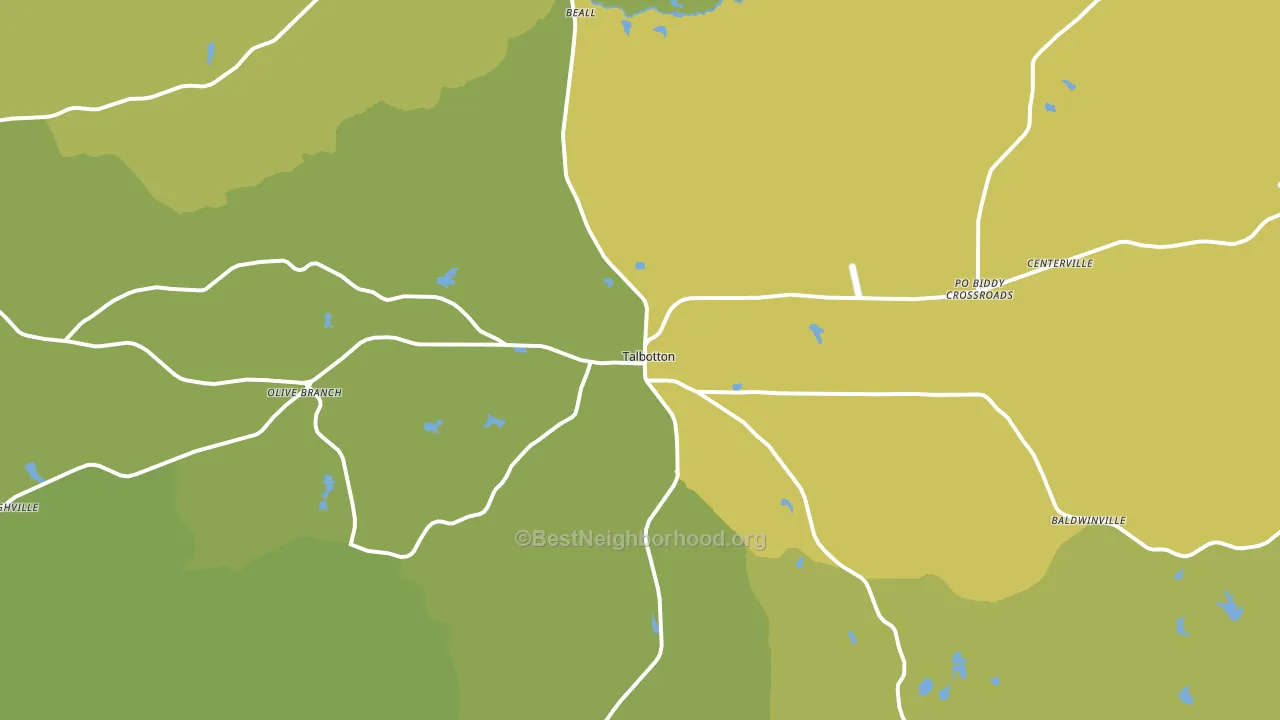 31827, GA block-group voter-turnout map