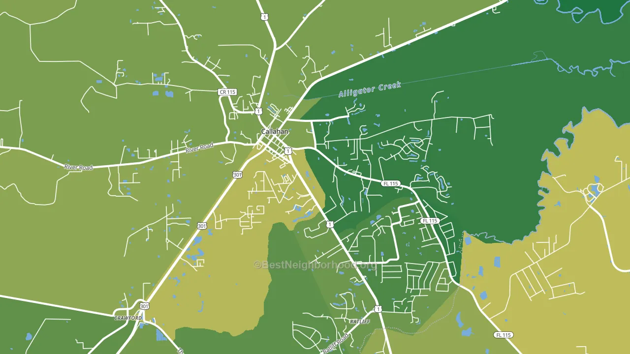 32011, FL block-group voter-turnout map