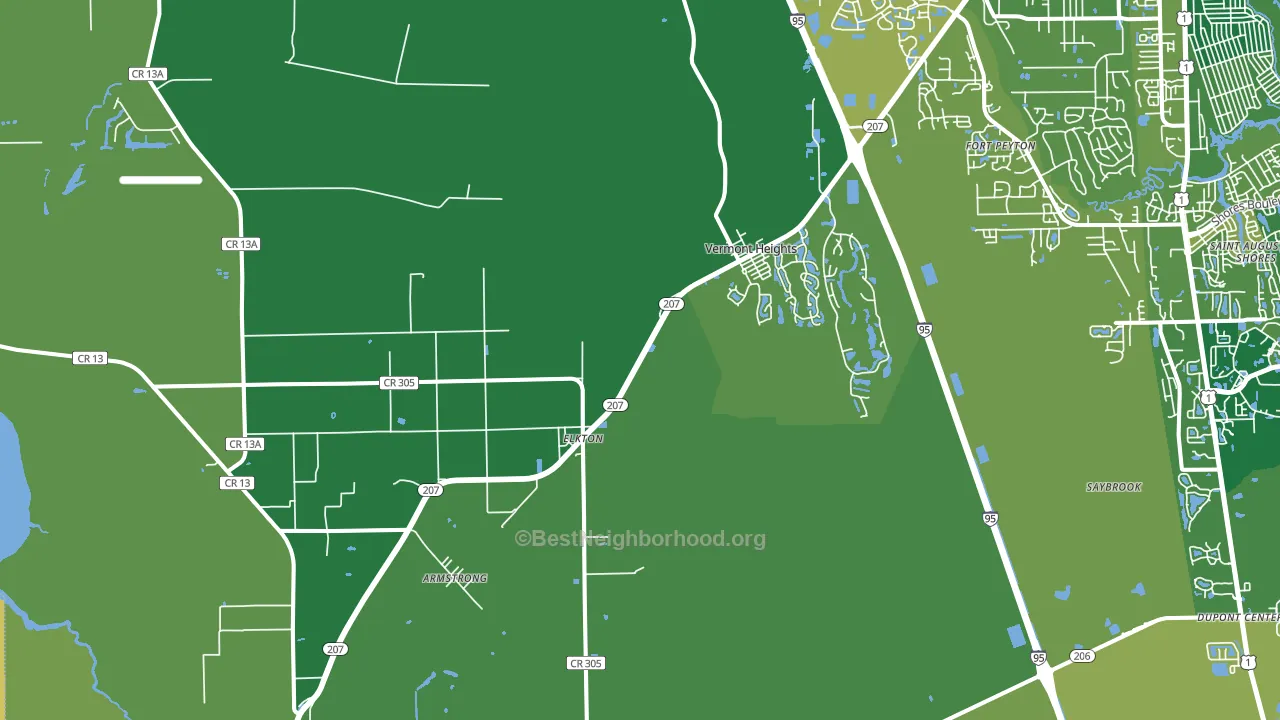 32033, FL block-group voter-turnout map