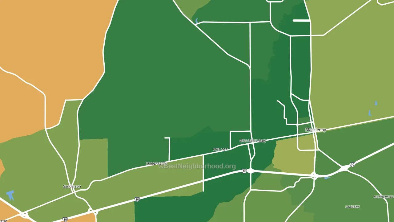 32040, FL block-group voter-turnout map
