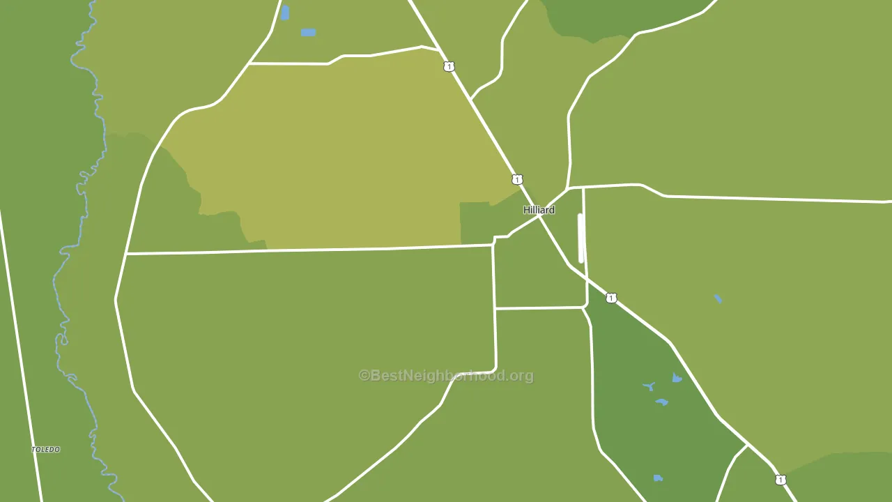 32046, FL block-group voter-turnout map