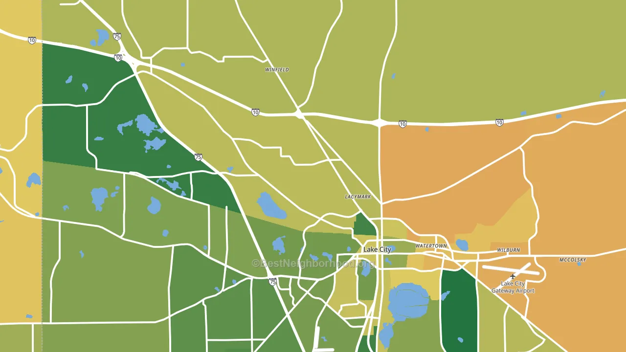 32055, FL block-group voter-turnout map