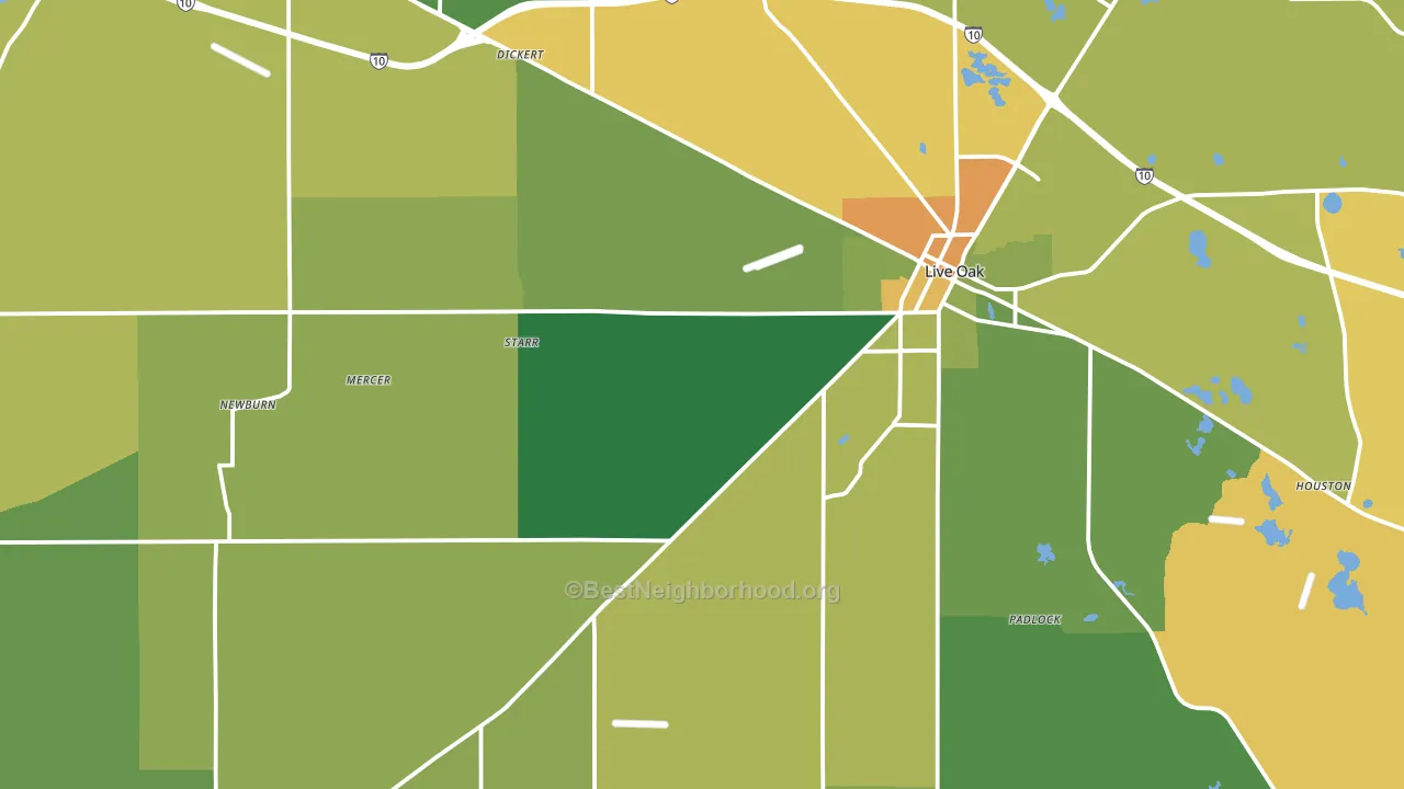 32060, FL block-group voter-turnout map