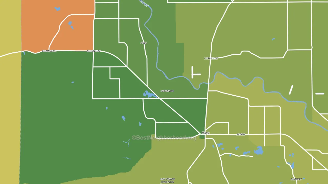 32066, FL block-group voter-turnout map