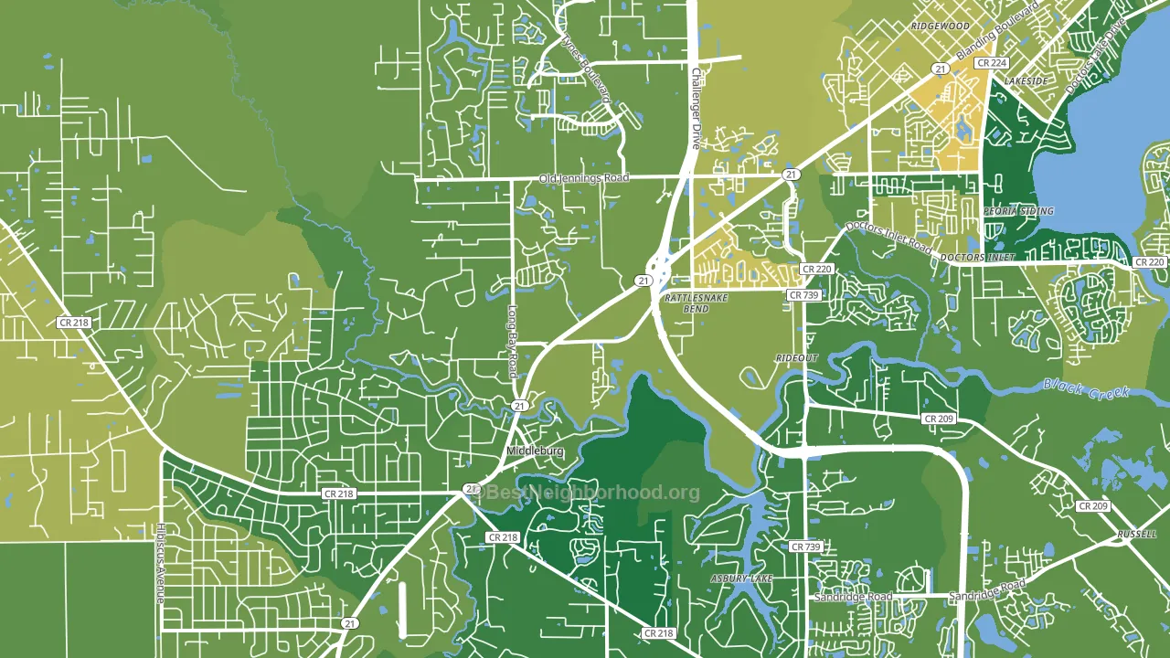 32068, FL block-group voter-turnout map