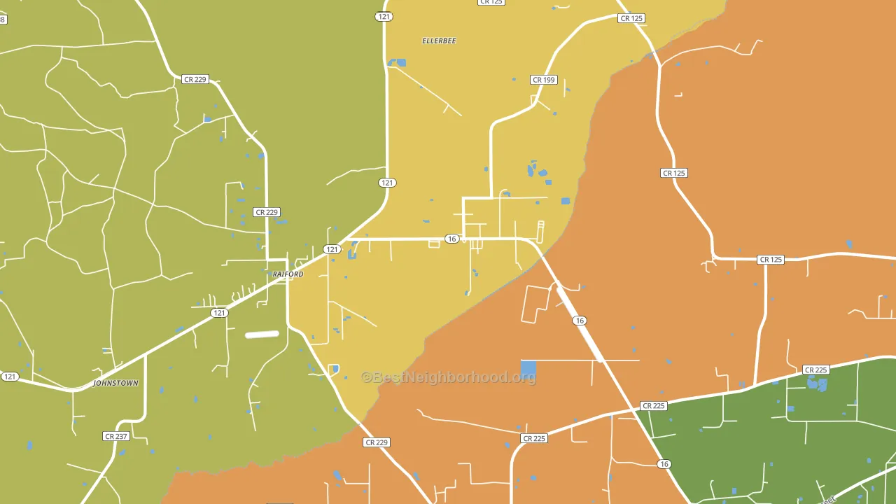 32083, FL block-group voter-turnout map
