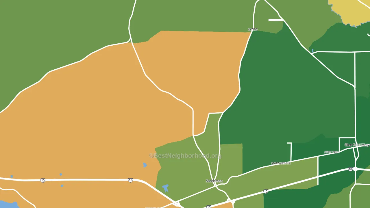 32087, FL block-group voter-turnout map