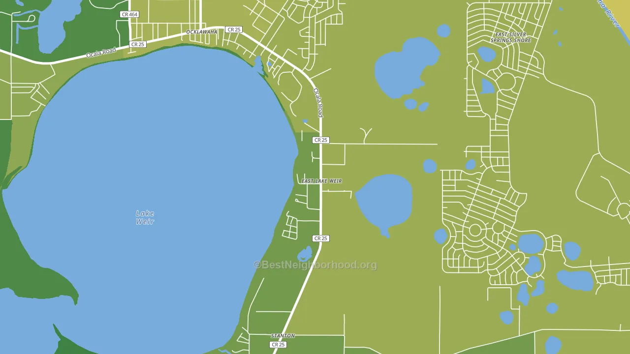 32133, FL block-group voter-turnout map
