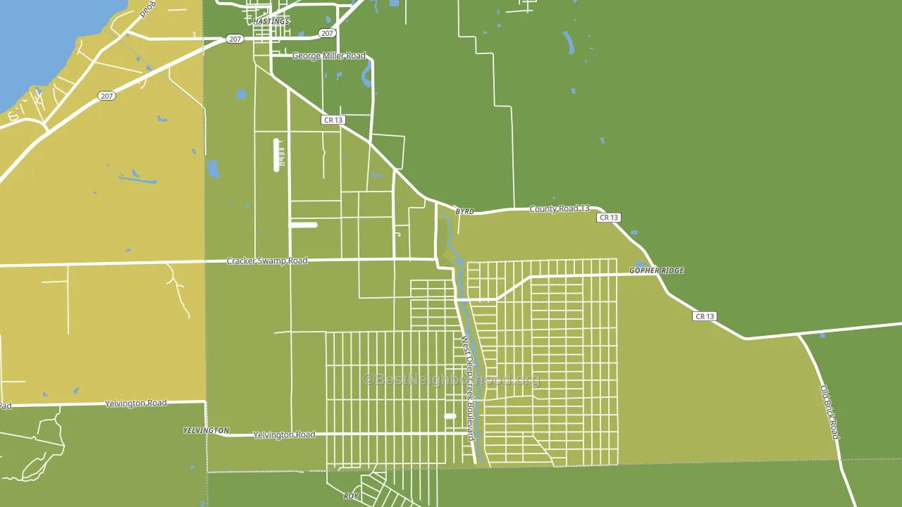 32145, FL block-group voter-turnout map