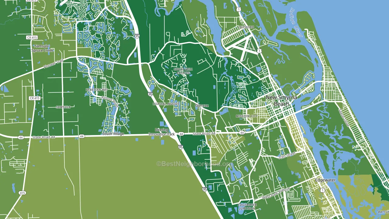 32168, FL block-group voter-turnout map