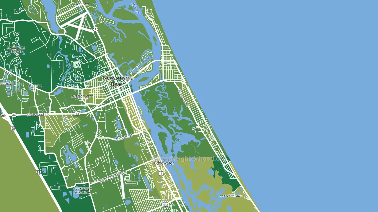 32169, FL block-group voter-turnout map