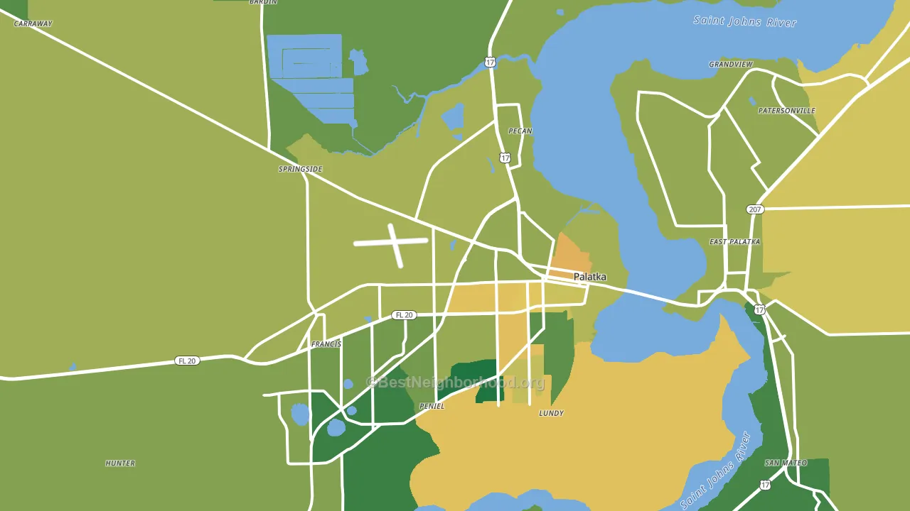 32177, FL block-group voter-turnout map