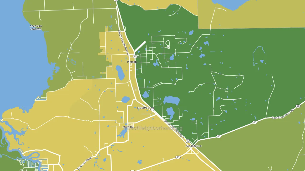 32180, FL block-group voter-turnout map