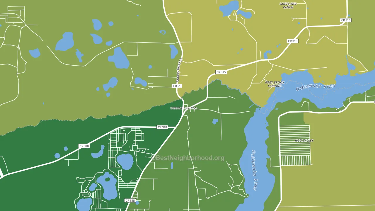 32182, FL block-group voter-turnout map