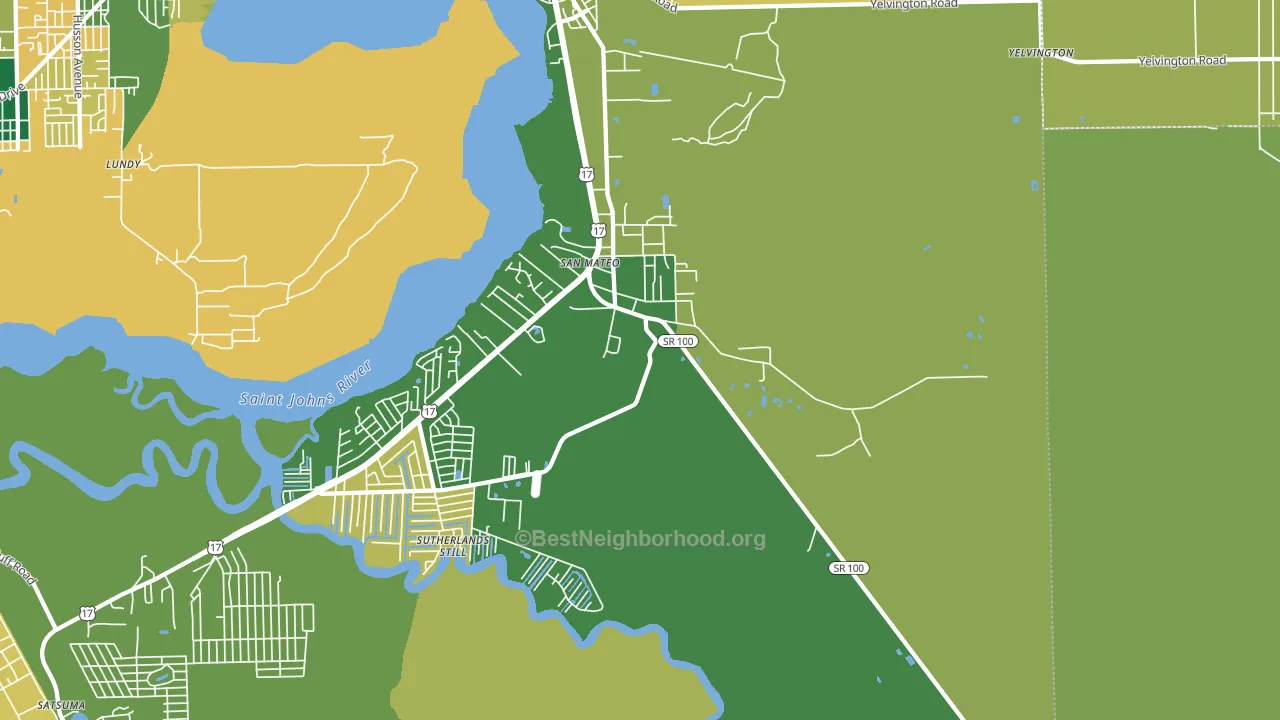 32187, FL block-group voter-turnout map