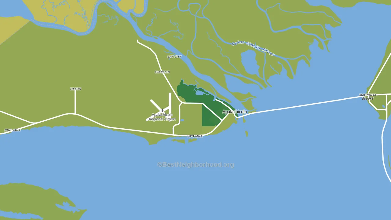 32320, FL block-group voter-turnout map