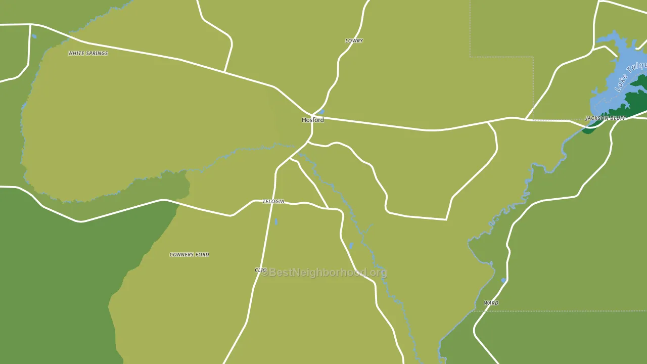 32334, FL block-group voter-turnout map