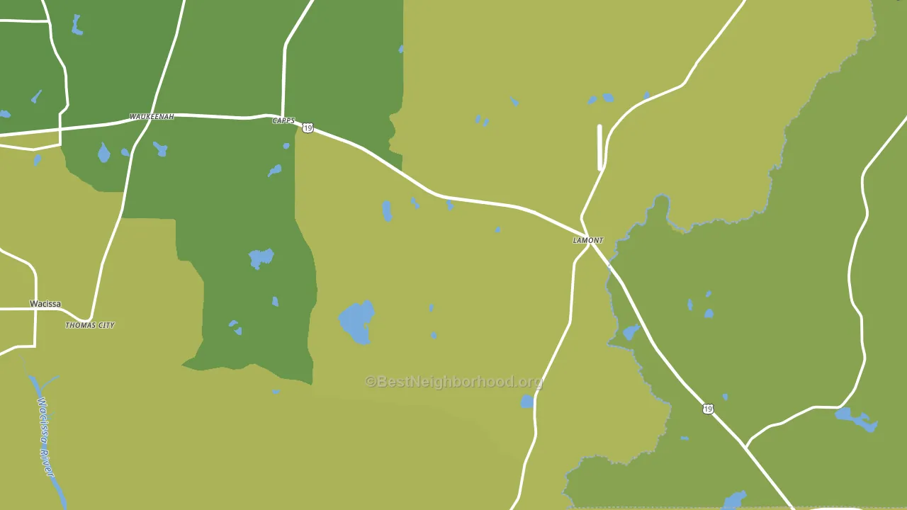 32336, FL block-group voter-turnout map