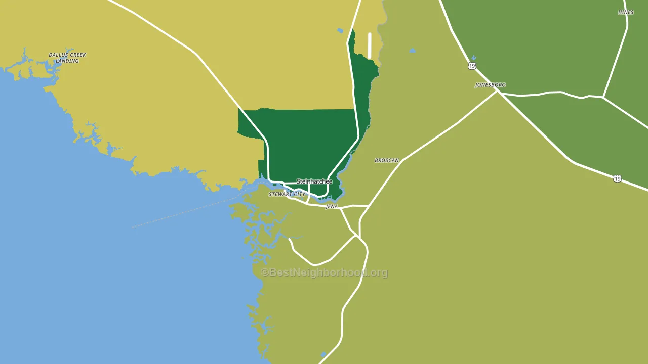 32359, FL block-group voter-turnout map