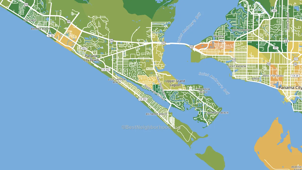 32408, FL block-group voter-turnout map