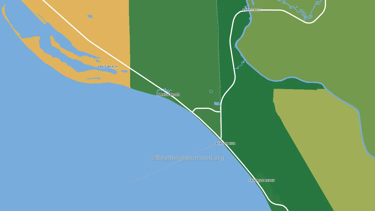 32410, FL block-group voter-turnout map
