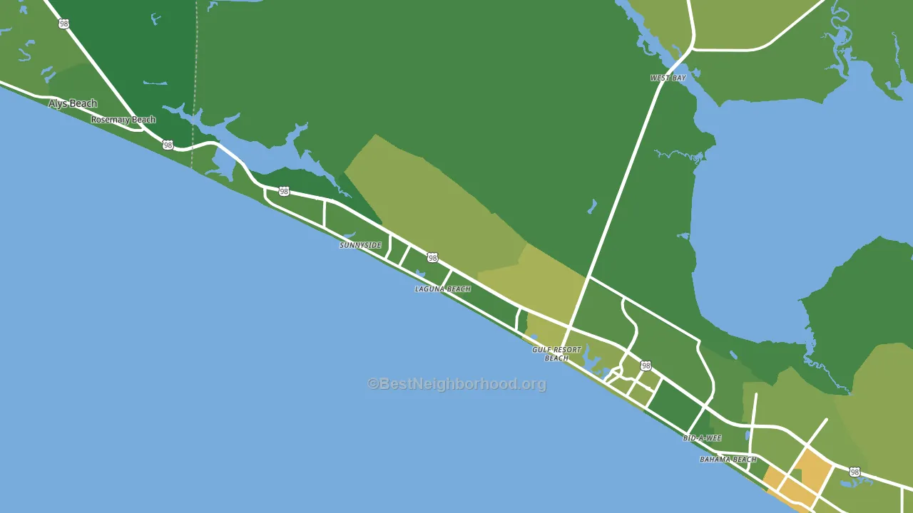 32413, FL block-group voter-turnout map