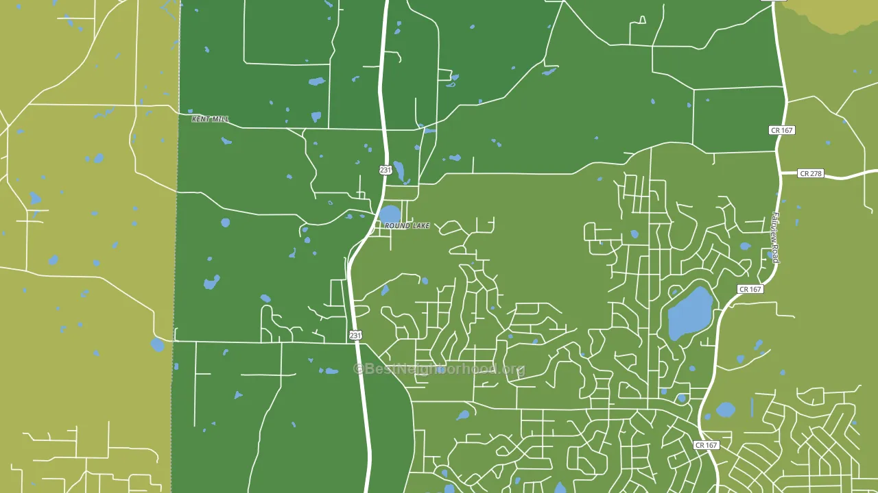 32420, FL block-group voter-turnout map