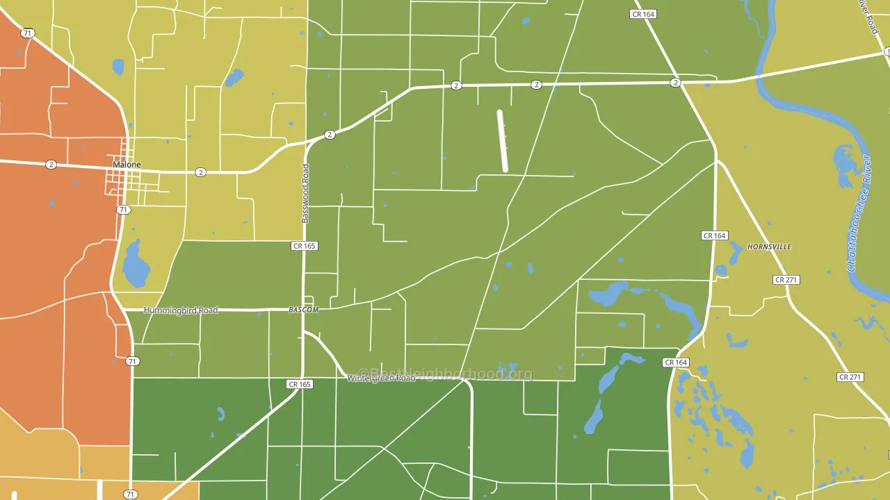 32423, FL block-group voter-turnout map