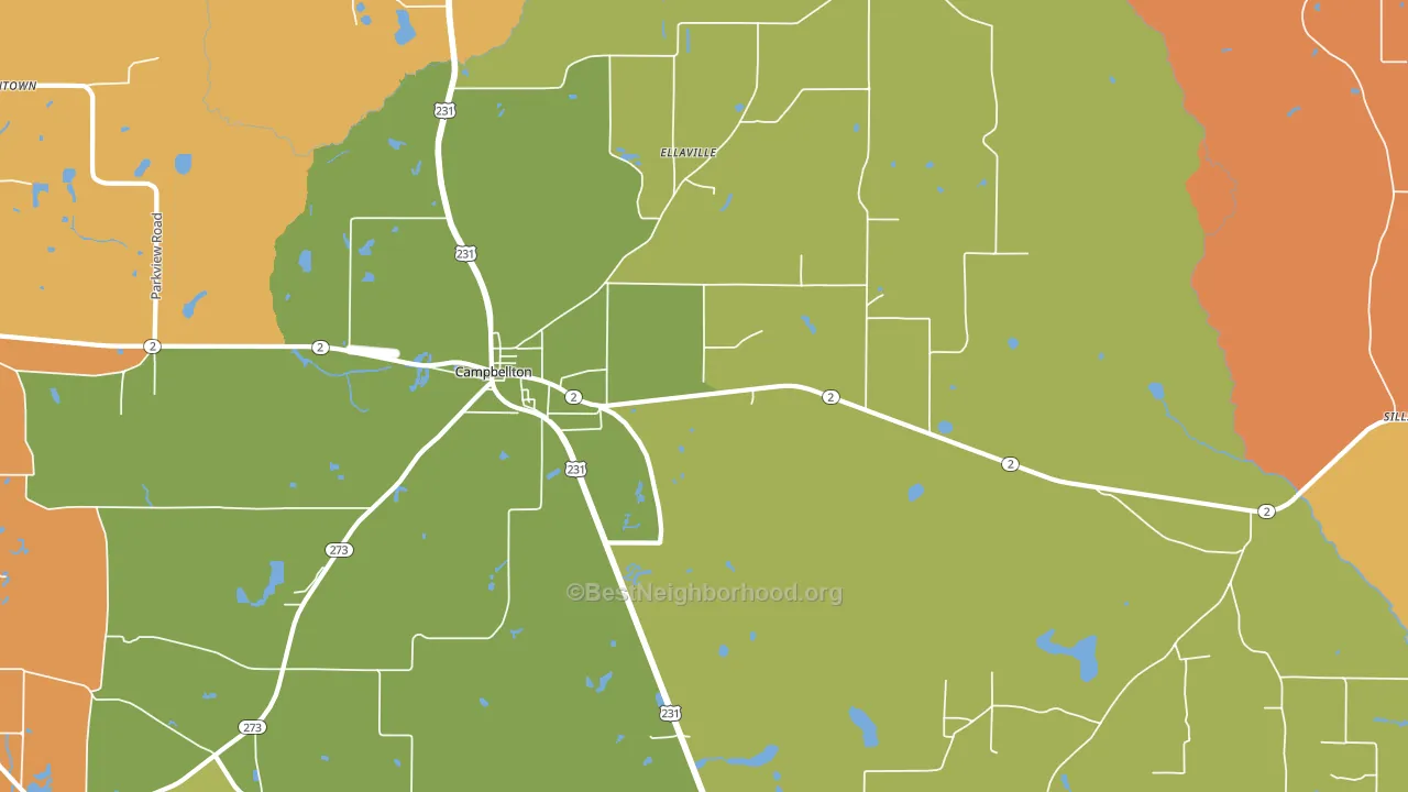 32426, FL block-group voter-turnout map