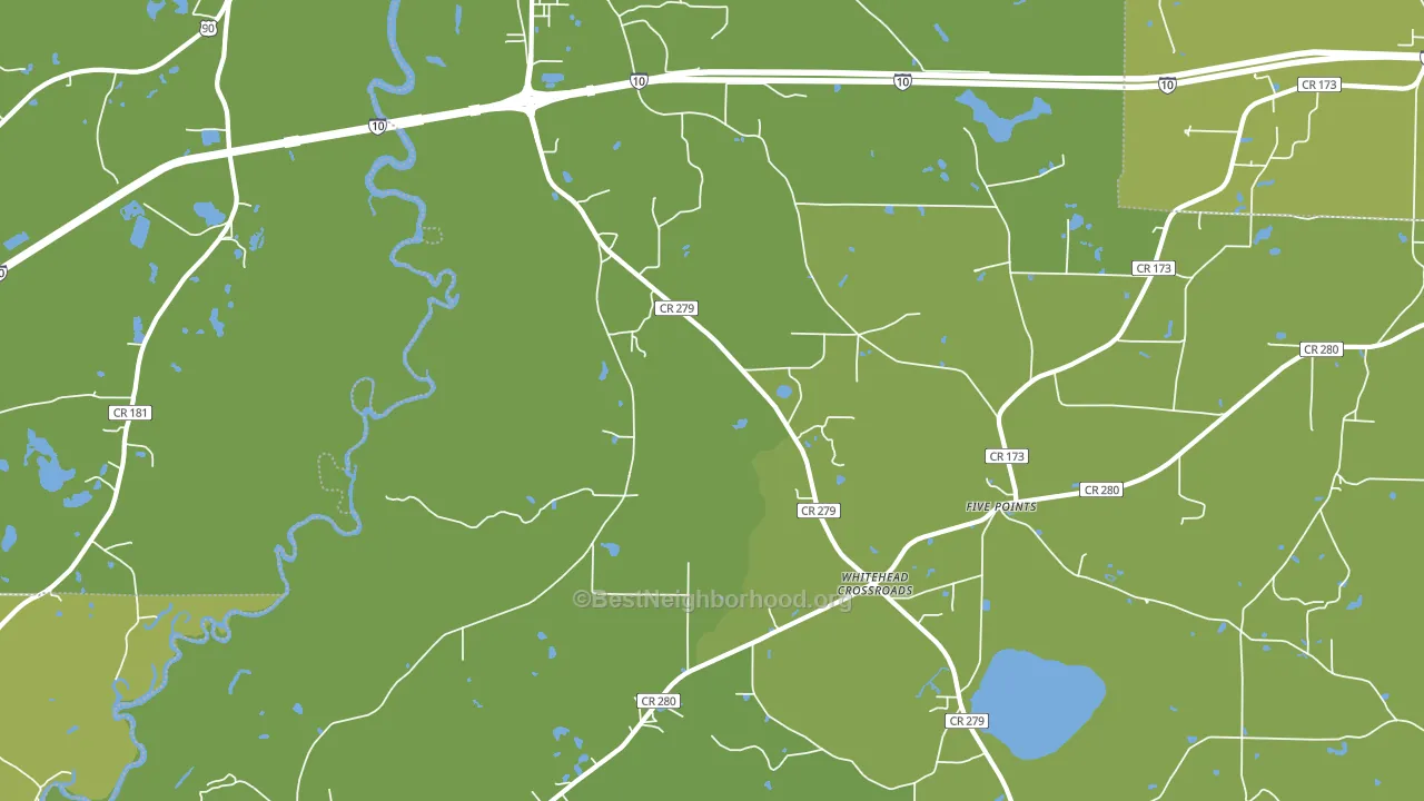 32427, FL block-group voter-turnout map