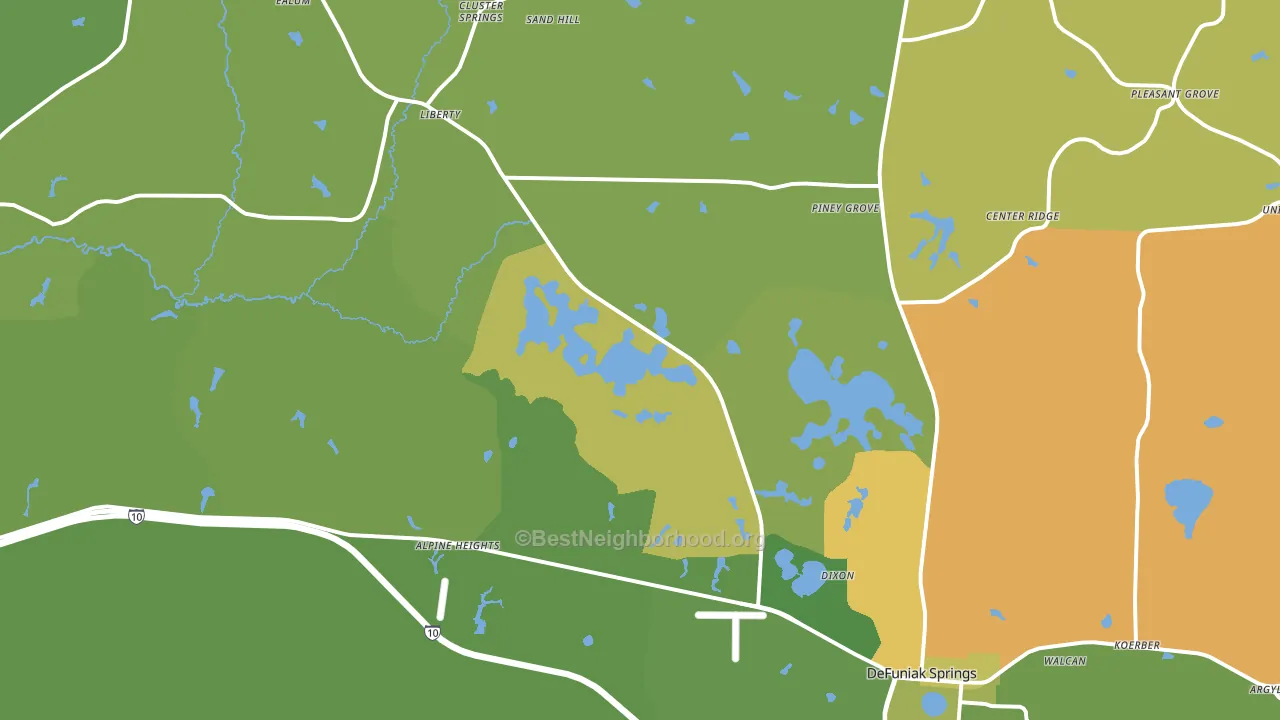 32433, FL block-group voter-turnout map
