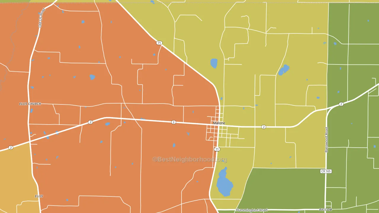 32445, FL block-group voter-turnout map