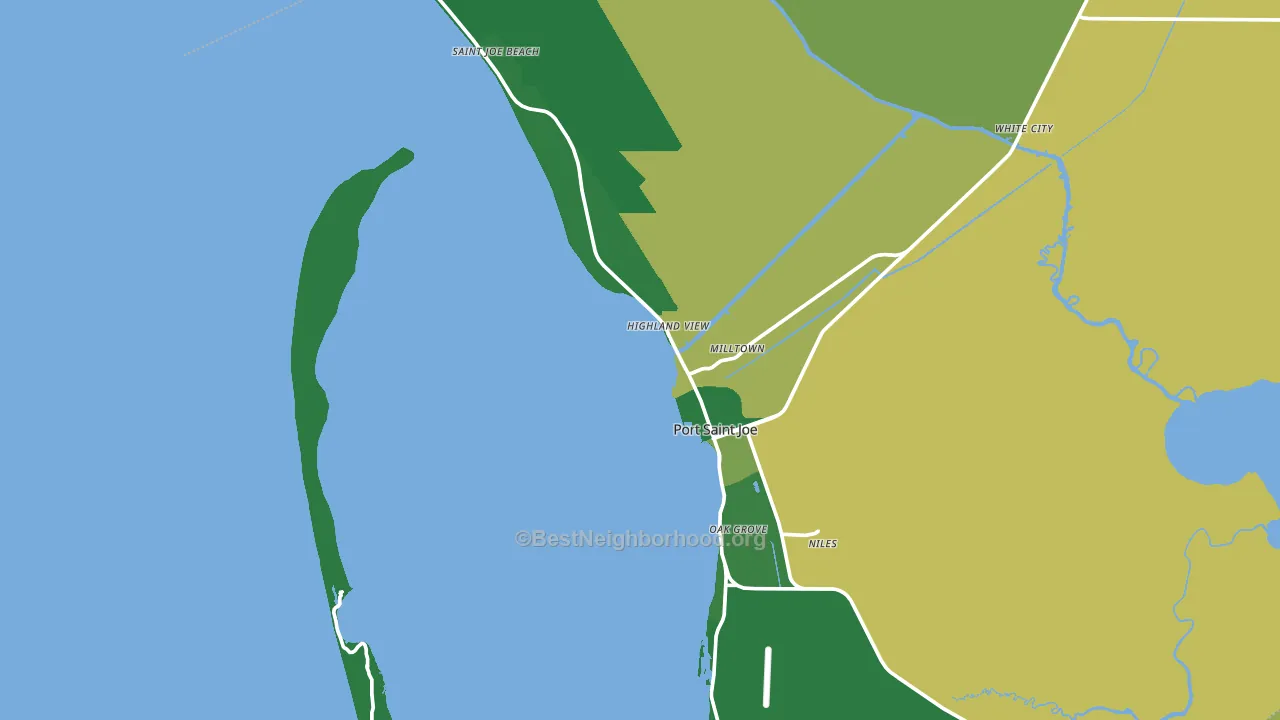 32456, FL block-group voter-turnout map