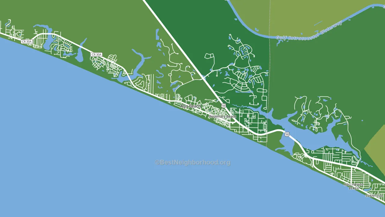 32461, FL block-group voter-turnout map