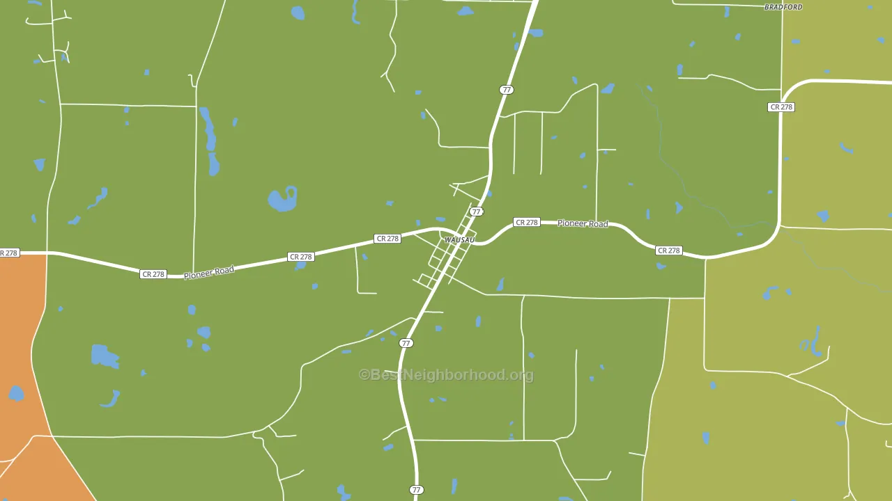 32463, FL block-group voter-turnout map