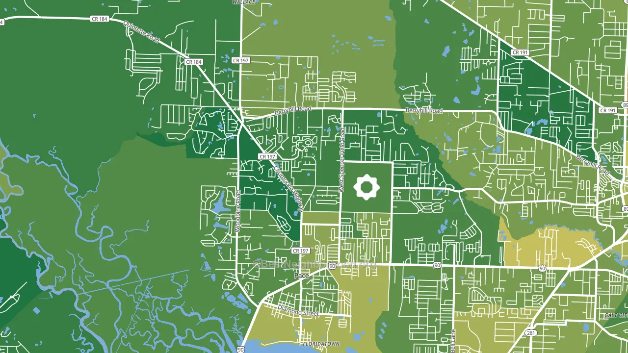 32571, FL block-group voter-turnout map