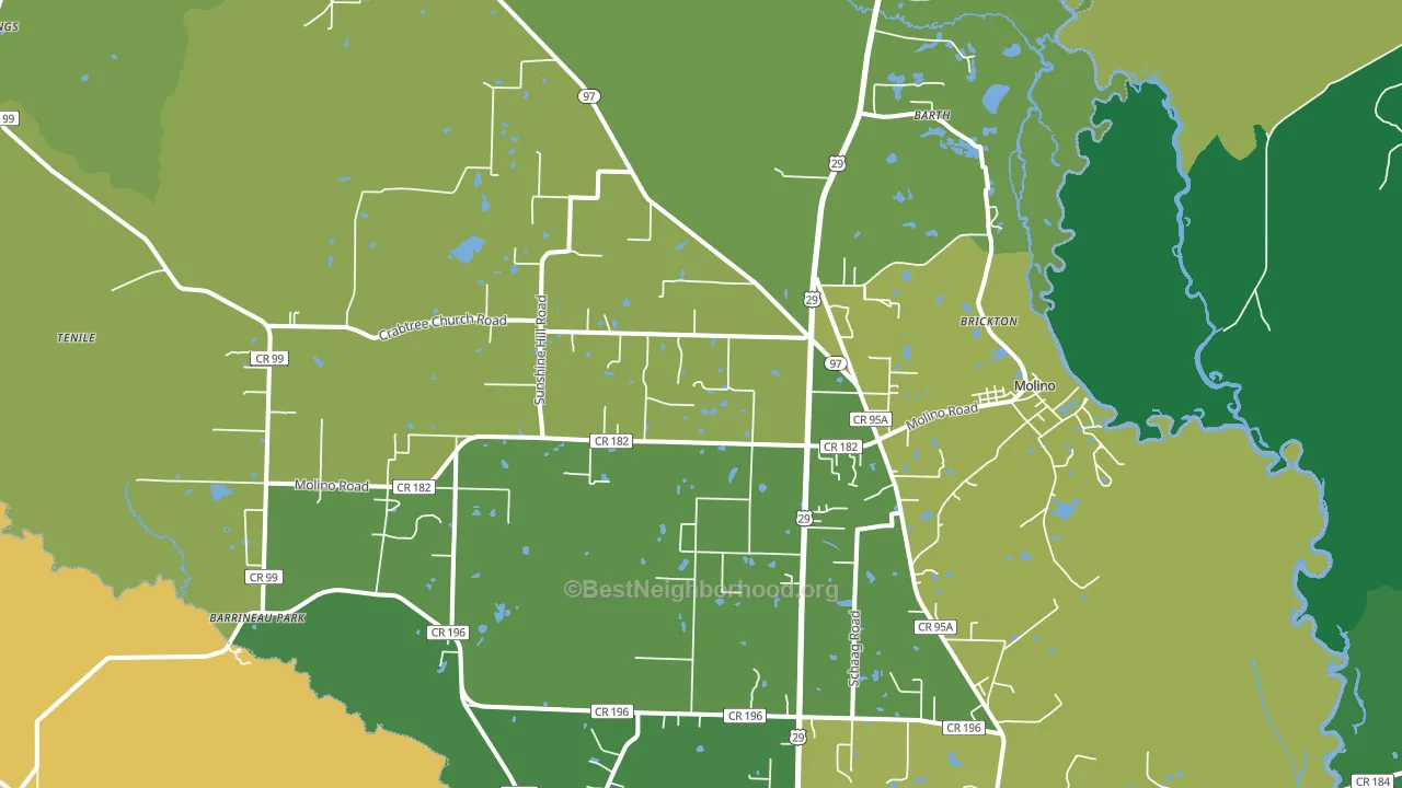 32577, FL block-group voter-turnout map