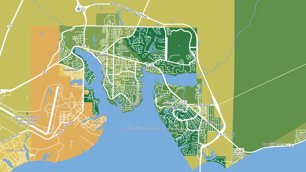32578, FL block-group voter-turnout map