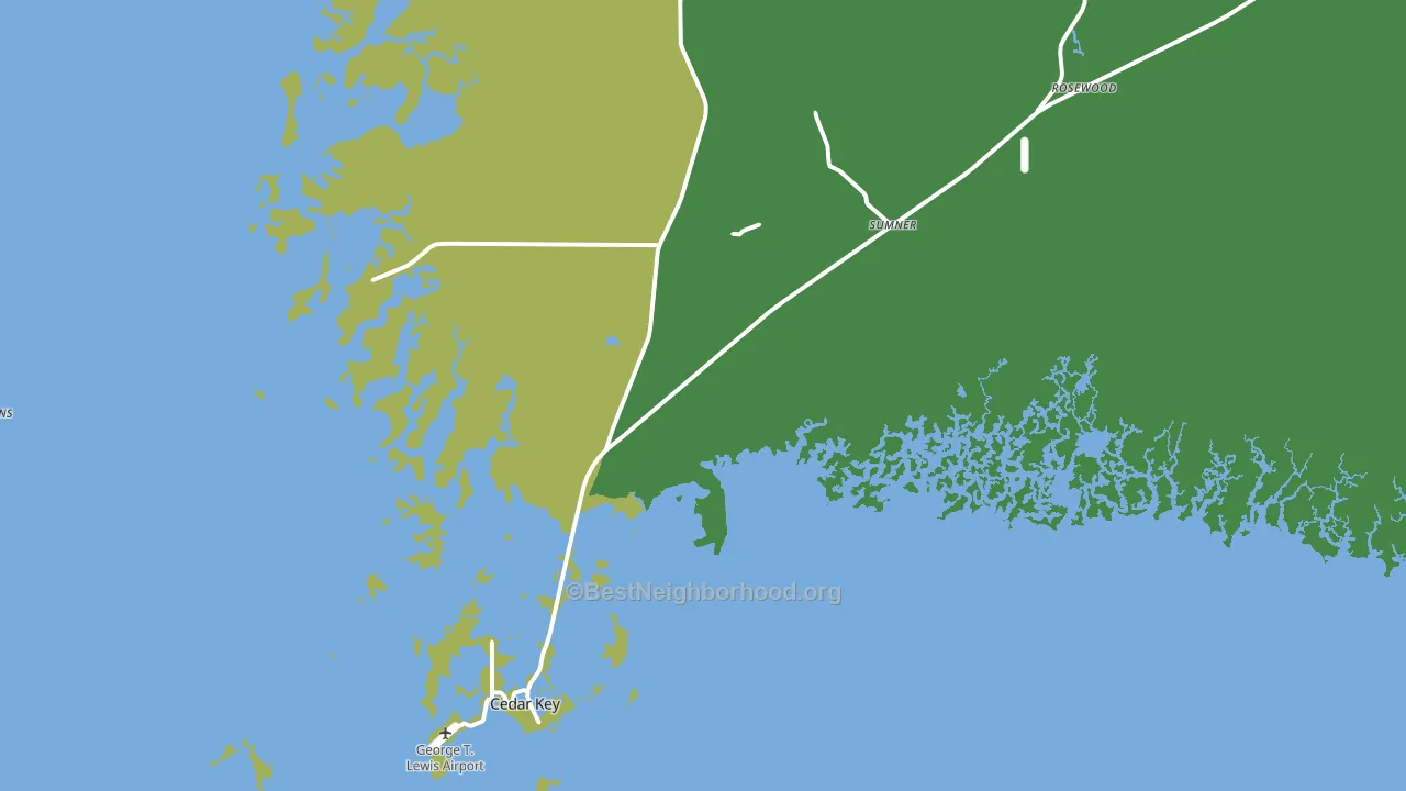 32625, FL block-group voter-turnout map