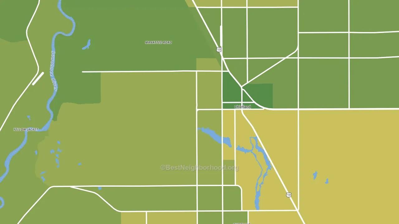 32626, FL block-group voter-turnout map