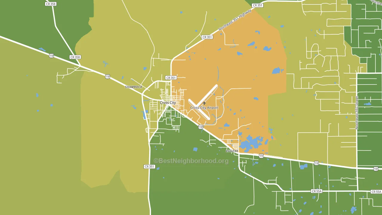 32628, FL block-group voter-turnout map
