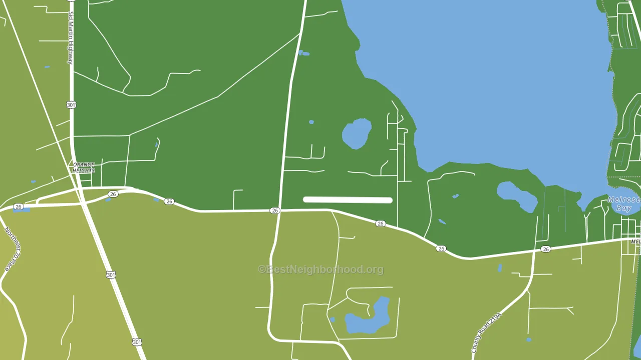 32631, FL block-group voter-turnout map