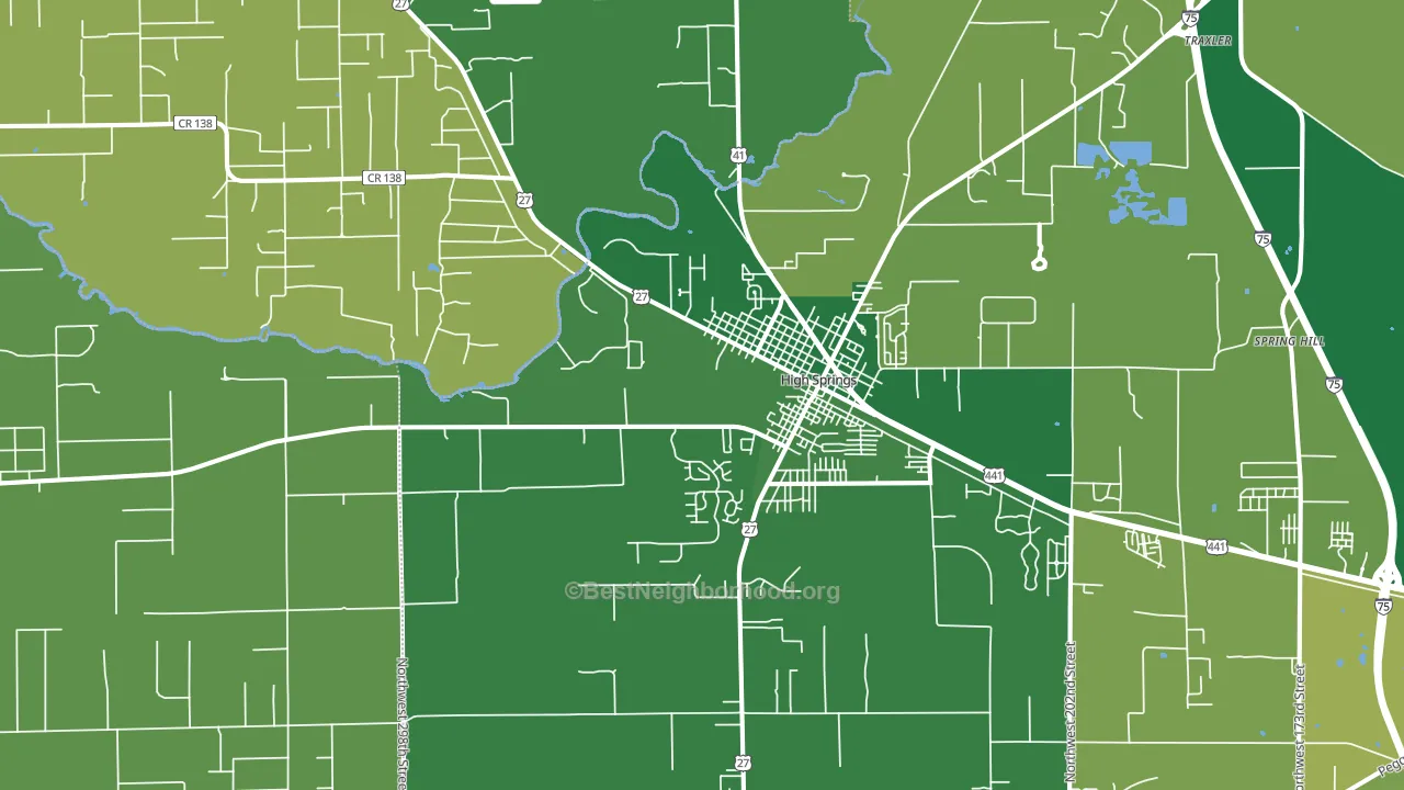 32643, FL block-group voter-turnout map