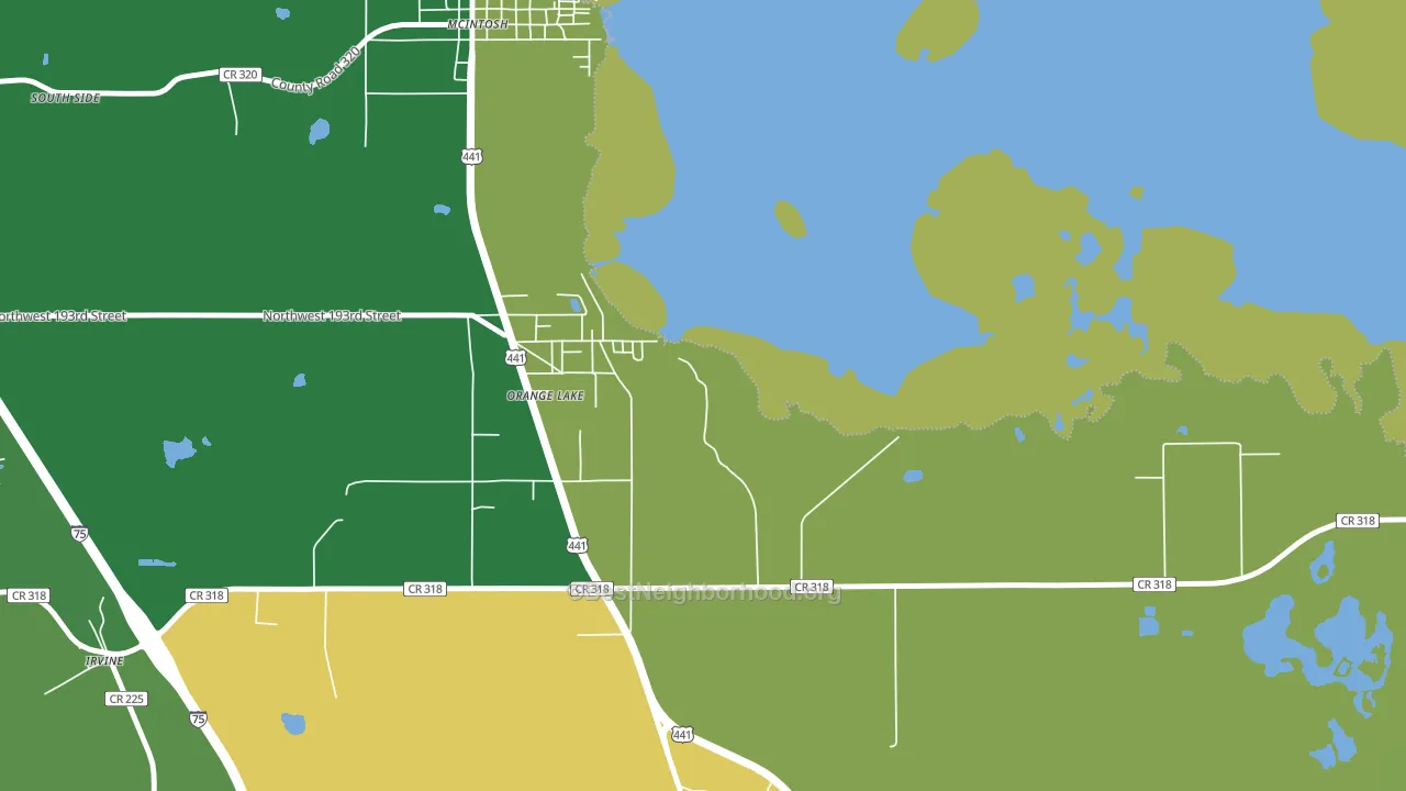 32681, FL block-group voter-turnout map